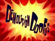 Demolitiondoofustitlecardpng — All Spongebob Episodes Maker Tier List Maker option 84