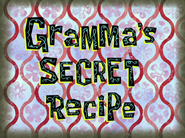 Gramma27ssecretrecipetitlecardpng — All Spongebob Episodes Maker Tier List Maker option 141