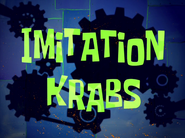 Imitationkrabstitlecardpng — All Spongebob Episodes Maker Tier List Maker option 175
