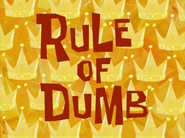 Ruleofdumbtitlecardpng — All Spongebob Episodes Maker Tier List Maker option 346