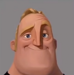 Create a All the levels of the meme Uncanny Mr. Incredible Tier
