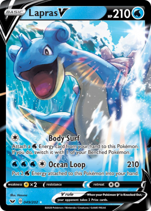 Enus Swsh1 049 Laprasvjpg — All V Cards Ranked (SWSH-CRE) option 42