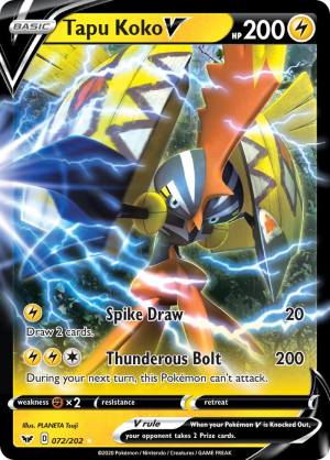 Enus Swsh1 072 Tapukokovjpg — All V Cards Ranked (SWSH-CRE) option 45