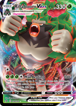 Enus Swsh2 018 Rillaboomvmaxjpg — All V Cards Ranked (SWSH-CRE) option 59