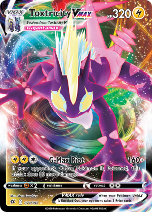 Enus Swsh2 071 Toxtricityvmaxjpg — All V Cards Ranked (SWSH-CRE) option 70