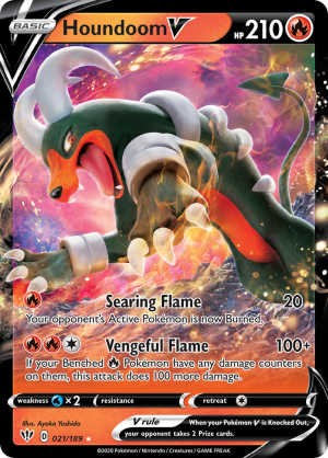 Enus Swsh3 021 Houndoomvjpg — All V Cards Ranked (SWSH-CRE) option 84