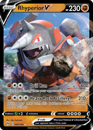 Enus Swsh3 095 Rhyperiorvjpg — All V Cards Ranked (SWSH-CRE) option 89