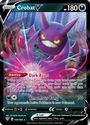 Enus Swsh3 104 Crobatvjpg — All V Cards Ranked (SWSH-CRE) option 91