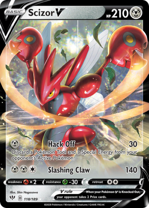 Enus Swsh3 118 Scizorvjpg — All V Cards Ranked (SWSH-CRE) option 96