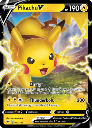 Enus Swsh4 043 Pikachuvjpg — All V Cards Ranked (SWSH-CRE) option 107