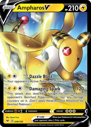 Enus Swsh4 049 Ampharosvjpg — All V Cards Ranked (SWSH-CRE) option 109