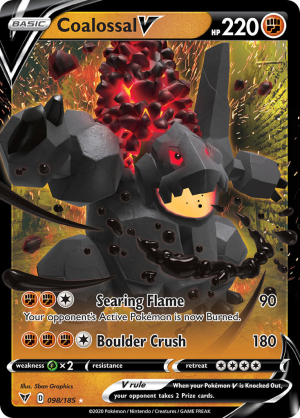 Enus Swsh4 098 Coalossalvjpg — All V Cards Ranked (SWSH-CRE) option 110