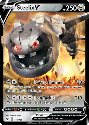 Enus Swsh4 115 Steelixvjpg — All V Cards Ranked (SWSH-CRE) option 113