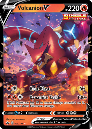 Enus Swsh6 025 Volcanionvjpg — All V Cards Ranked (SWSH-CRE) option 140