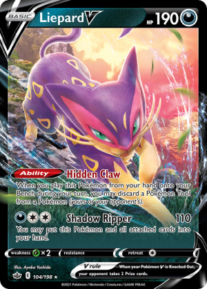 Enus Swsh6 104 Liepardvjpg — All V Cards Ranked (SWSH-CRE) option 153