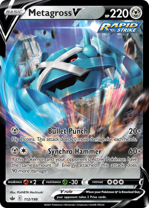 Enus Swsh6 112 Metagrossvjpg — All V Cards Ranked (SWSH-CRE) option 154