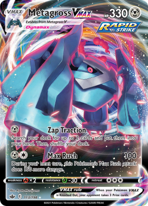 Enus Swsh6 113 Metagrossvmaxjpg — All V Cards Ranked (SWSH-CRE) option 155