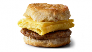 Sausage Biscuit With Egg Regular Size Biscuitjpg — American McDonald's Menu option 51