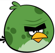 Biggreenbirdpng — Angry Birds Flock option 15
