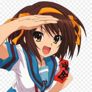 Zz1587783754haruhi Suzumiya Editjpg — Anime and video game waifus option 68