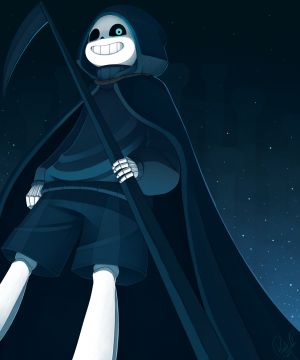 Reaper Sans Fanart  Undertale AUs Amino