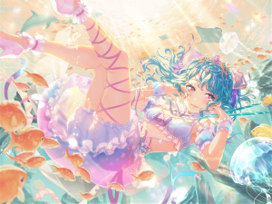 Drifting Moon Trainedpng — BanG Dream! Dream Fes Cards option 17