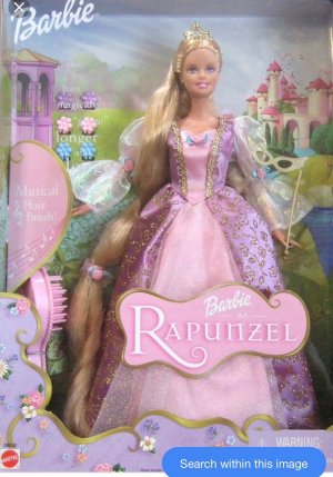 Barbie rapunzel on sale precio