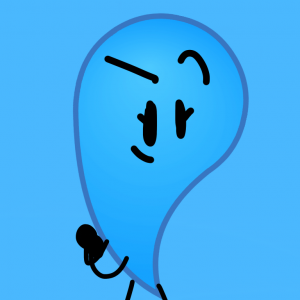BFB BFDI Fanny and Bubble Full Background | Sticker