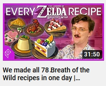 We made all 78 Breath of the Wild recipes in one day