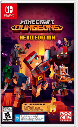 Minecraft Dungeons Hero Edition Switch Boxpng — Best Nintendo Switch Games For All Time (400+ Games) option 26