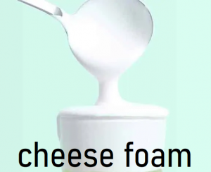 Cheese Foampng — Boba Toppings option 4
