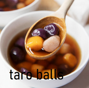 Taro Ballspng — Boba Toppings option 19