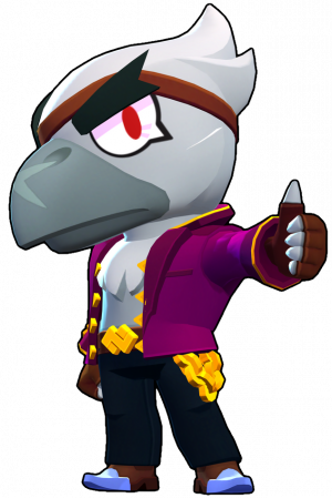 Crowskin Whitepng — Brawl Stars ALL SKINS (Often Updated !) option 594