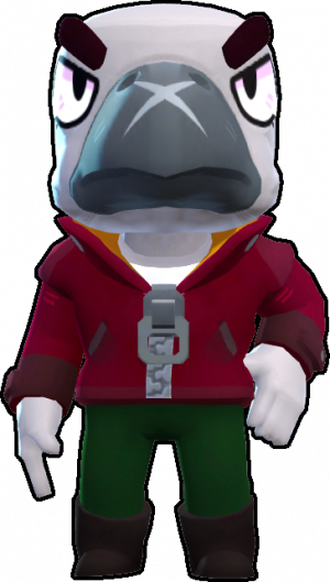 Crowskin Whitepng — brawl stars skin template every skin option 26