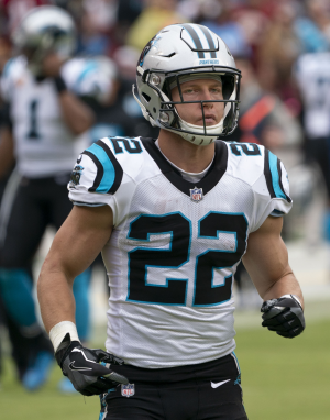 Christianmccaffrey31452665438jpg — Build an NFL offense with 15 dollars! 1 QB, 1 RB, 2 WR, 1 TE option 14