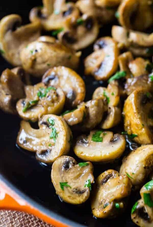 Garlic Butter Mushrooms Web 1 Of 6 600x889jpg — Burger ingredients option 11