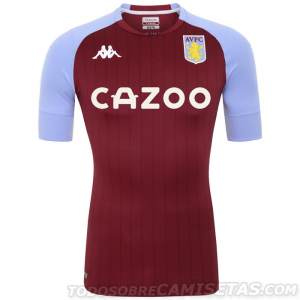 Aston Villa 2020 21 Kappa Home Kit 1jpg — Camisetas premier league 20-21 local option 5