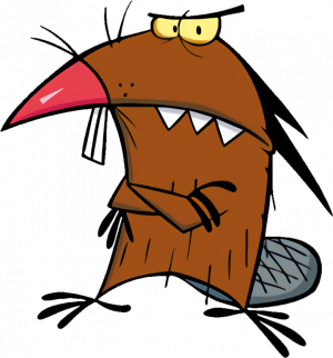 Daggettbeaverpng — Cartoon Figuren die wir in einem Kampf besiegen könnten option 42