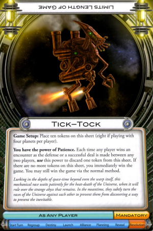 Tick Tockffgjpg — Cosmic Encounter Aliens (Base Set) option 40