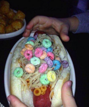 Hot Dog Toppingsjpg — Cursed food option 10