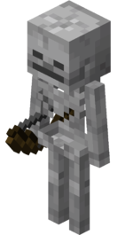 Zz1570610814150px Skeletonpng — Danger tier list of hostile or neutral monsters of Minecraft option 40