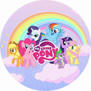 Painel Redondo My Little Pony Festa De Aniversariojpg — DESENHOS ANIMADOS (ULTIMATE) option 77