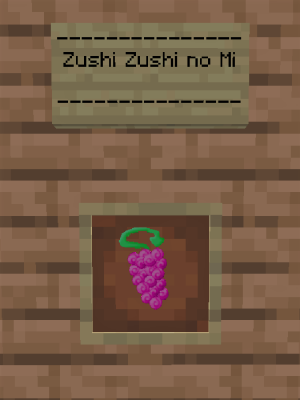 MY TYPE OF DEVIL FRUIT! ZUSHI ZUSHI NO MI! Minecraft One Piece Mod