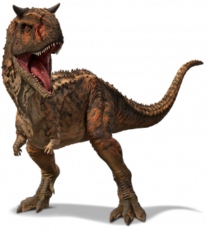 Villain dinosaur in jurassic store world