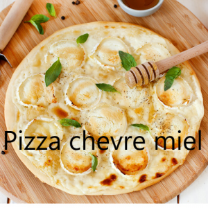 Pizza Chevre Mielpng — Elite plat option 40