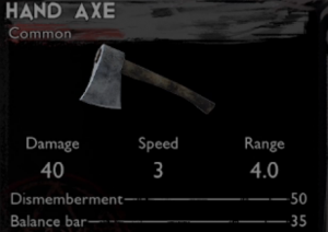 Handaxepng — Evil Dead: The Game Melee Weapons option 2
