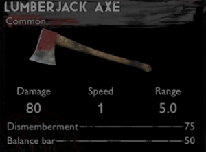 Lumberjackaxepng — Evil Dead: The Game Melee Weapons option 5