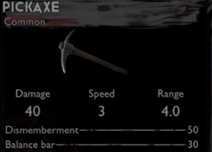 Pickaxepng — Evil Dead: The Game Melee Weapons option 10