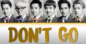 Dont Gopng — exo songs option 27