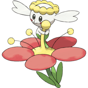 29a Flabb Red Flowerpng — Fairy Type Pokémon (as of Gen. 8) option 24